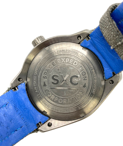 LUMINOX SXC Steel GMT 5120 Space Expedition Corp Men Watch Swiss Made Used