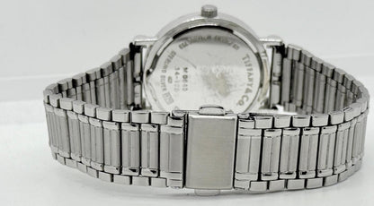 Tiffany & Co Atlas M0640 Unisex Quartz Watch Silver Stainless Steel Swiss Made