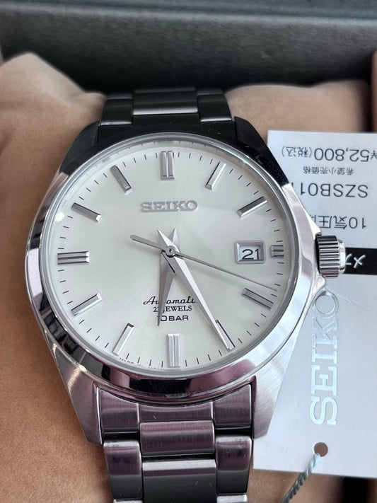 SEIKO Mechanical SZSB011 Automatic Watch Silver Dial 4R35 JDM Baby GS Complete