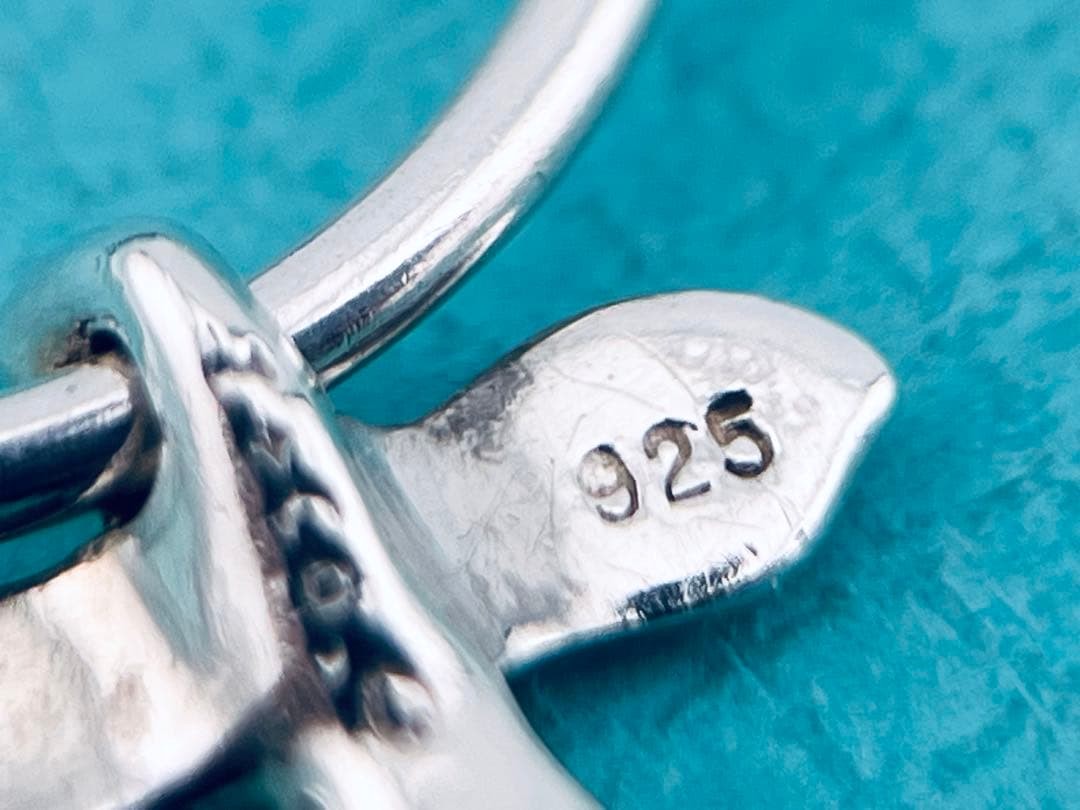 Tiffany & Co Sterling Silver 925 Bird Cross Ring US6 EU51 Authentic Vintage