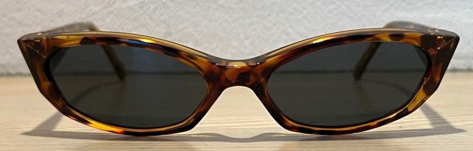 Arnette Mantis Vintage Sunglasses Pattern Wraparound Brown Frame Y2K Italy