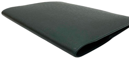 Louis Vuitton Agenda Bureau Desk Diary Cover Taiga Leather Epicea Dark Green