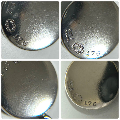 Georg Jensen 176 Pendant Top Sterling Silver 925 Denmark 0.57x0.57in Used Auth