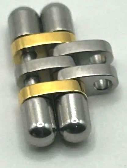Cartier Panthere 2-Row Combi MM Link 15mm K18YG Gold Steel with Screw Authentic