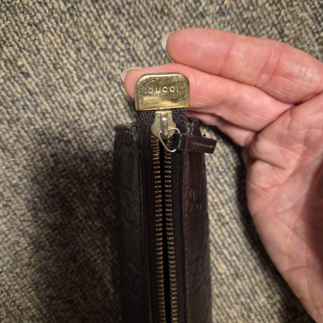 Gucci Guccissima GG Leather Pen Case Cosmetic Pouch