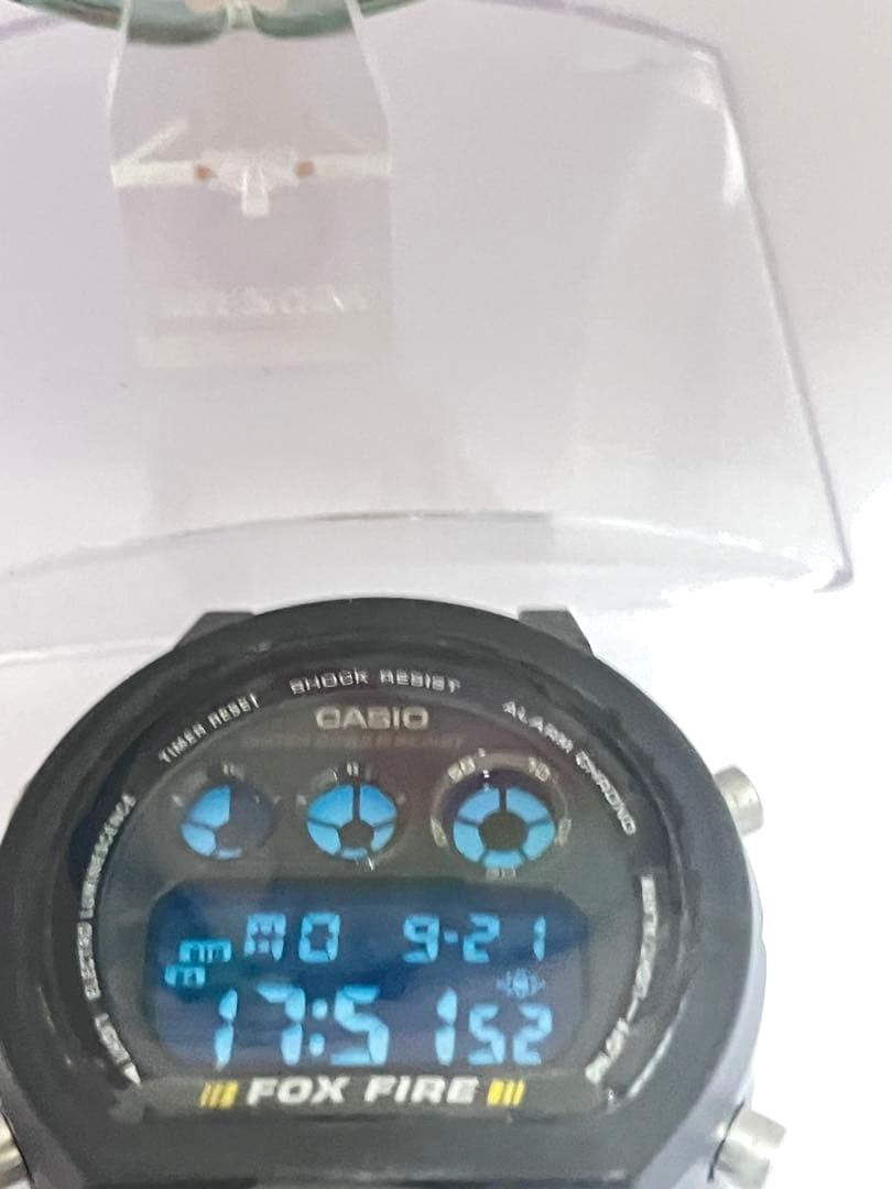 CASIO G-SHOCK DW-6900 Fox Fire Men's Digital Watch Clear Multicolor Resin Band
