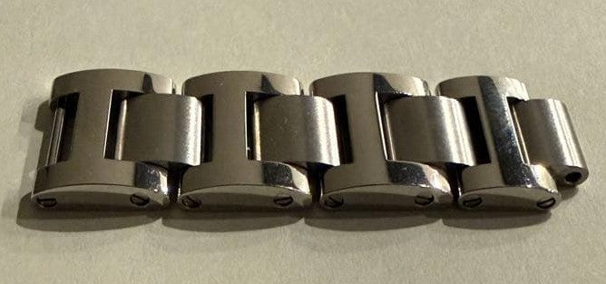 Cartier Ballon Bleu SM W69010Z4 Stainless Steel Watch Band 4 Links Authentic