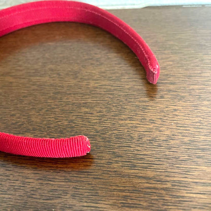 Salvatore Ferragamo Authentic Vara Bow Headband Pink Slim Type Used Great