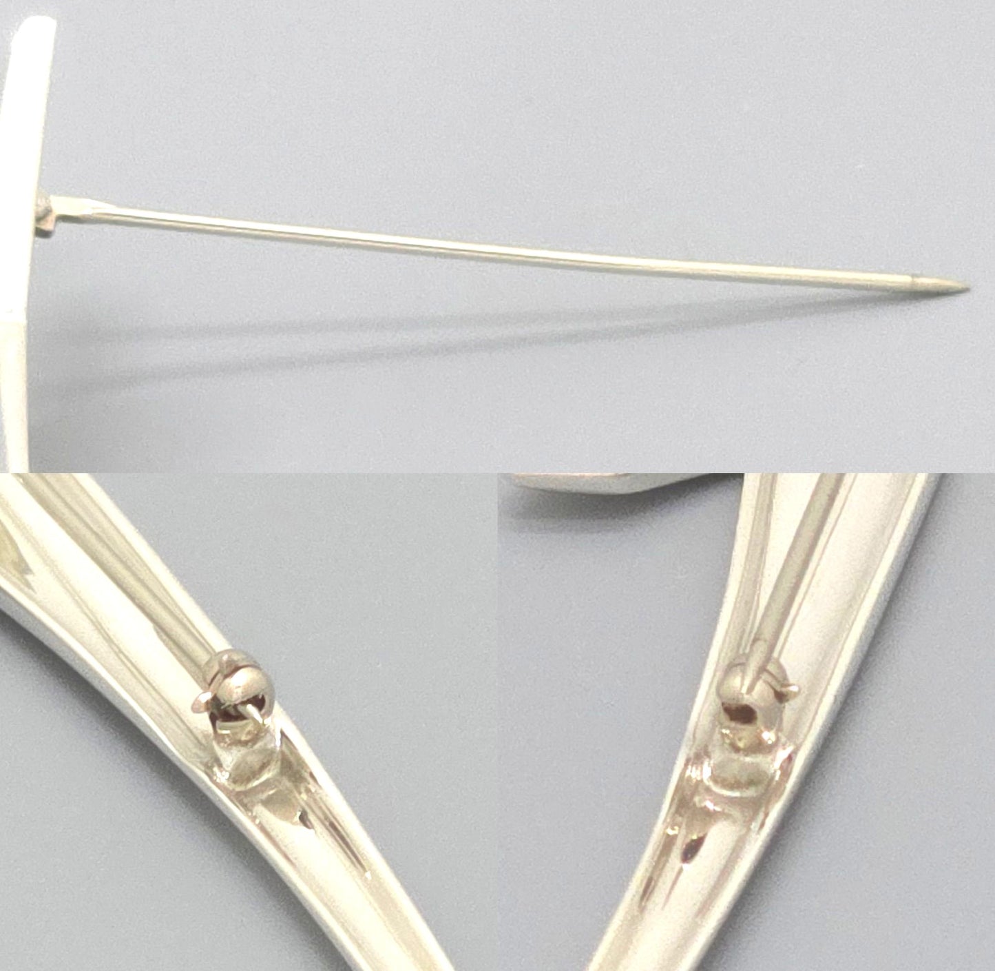 Tiffany & Co Paloma Picasso Shooting Star Brooch Pin Sterling Silver 925 8.24cm