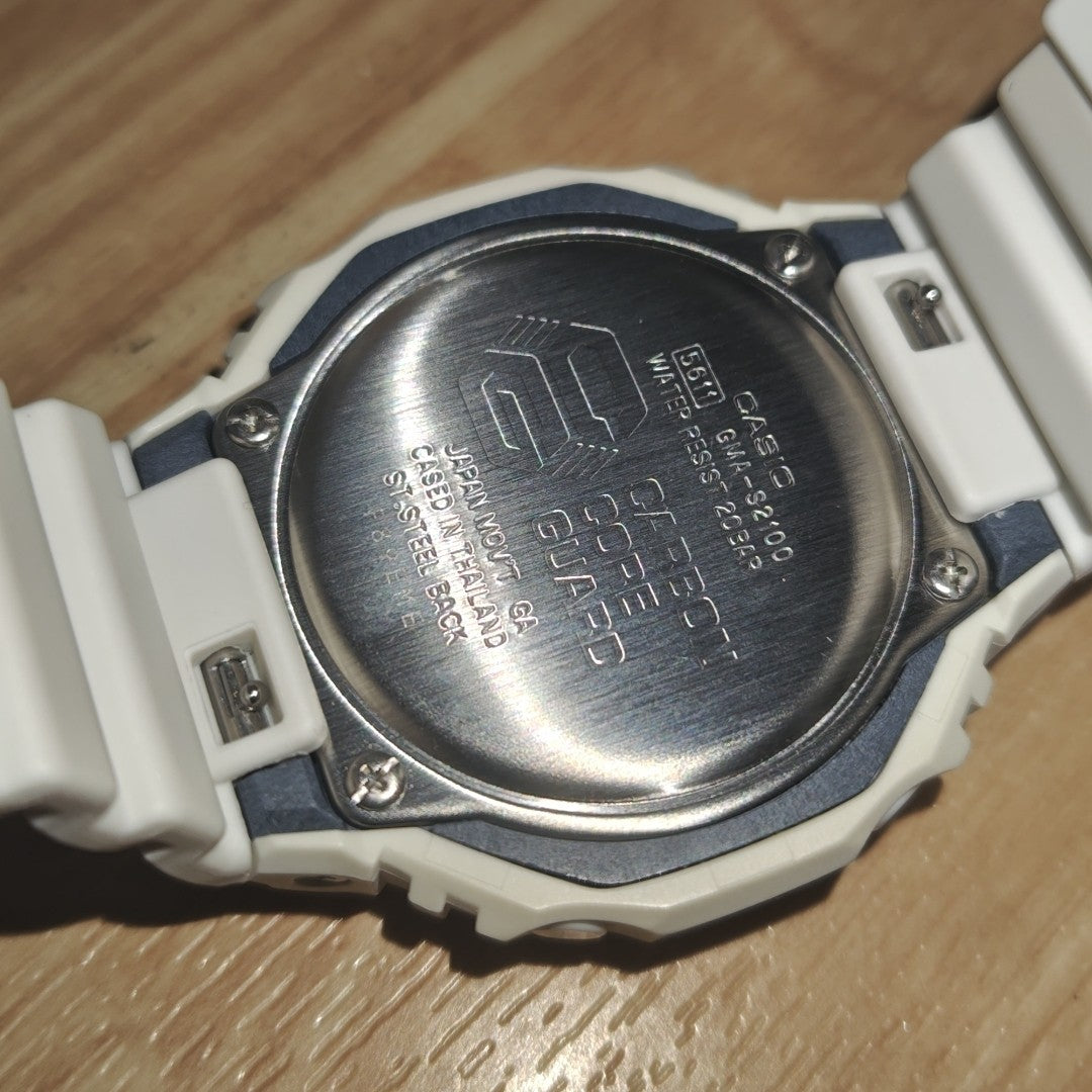 CASIO G-SHOCK GMA-S2100-7AJF Mens Watch White Resin Analog Digital Casing