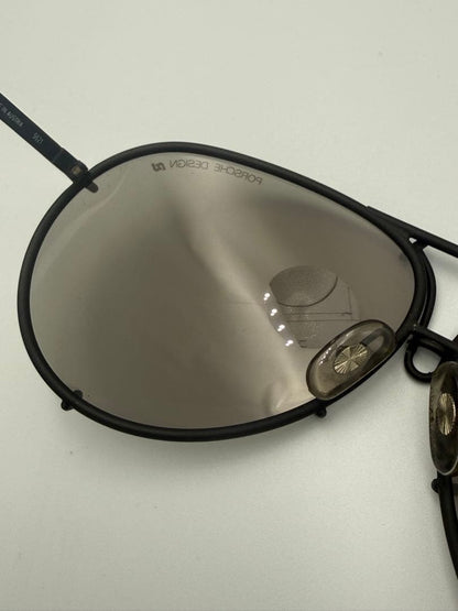 Carrera Porsche Design 5621 Vintage Aviator Sunglasses Black Metal Made Austria