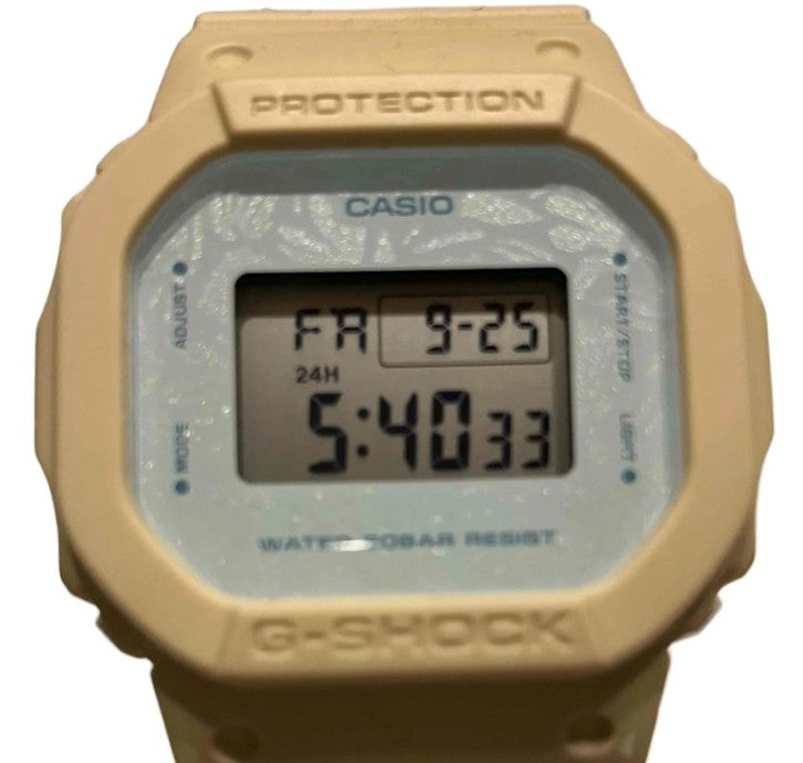 CASIO G-SHOCK GMD-S5600NC-9JF Digital Watch Cream Resin Womens 43mm Case Strap