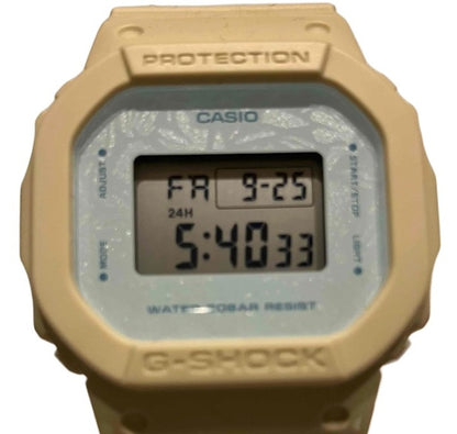 CASIO G-SHOCK GMD-S5600NC-9JF Digital Watch Cream Resin Womens 43mm Case Strap