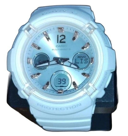 CASIO Baby-G BGA-2800 Multiband 6 Solar Womens Watch White Resin Analog Digital