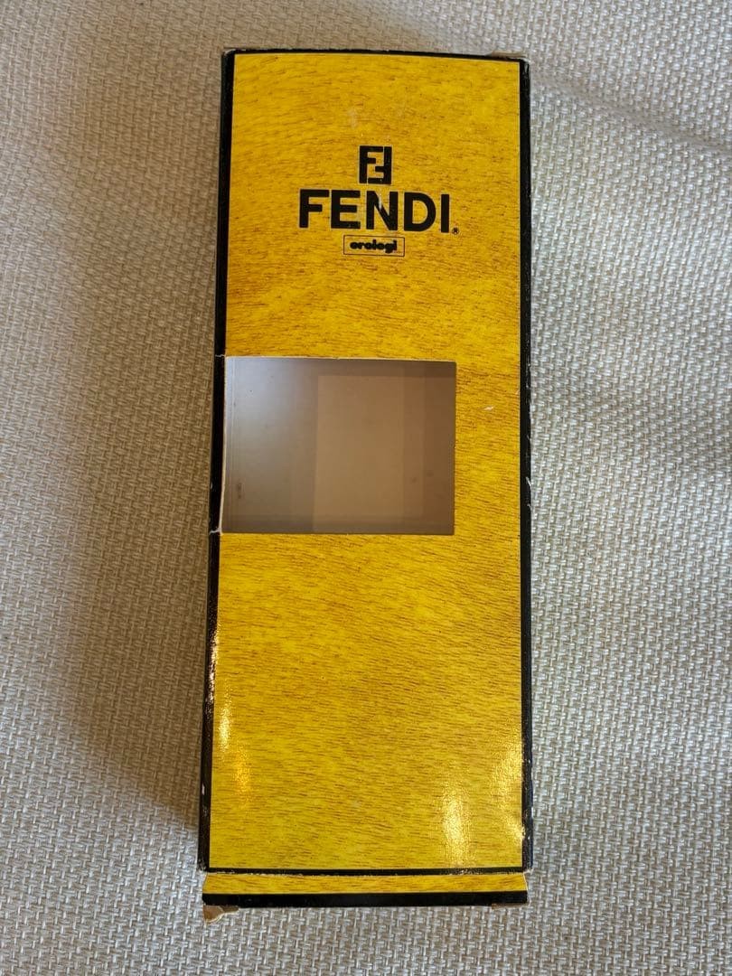 FENDI Chameleon Watch Band Set 5 Straps Orange Yellow Blue Red Black Gold Buckle