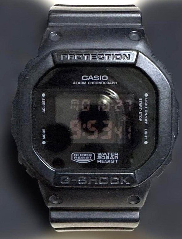 CASIO G-SHOCK DW-5600VT Urban Research Digital Watch Black Resin Auth Used
