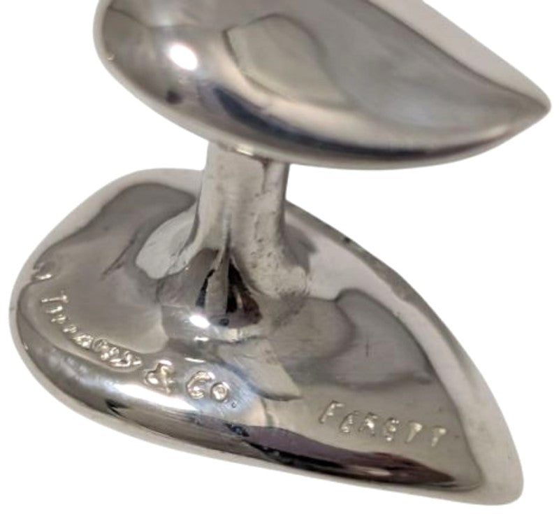 Tiffany & Co Elsa Peretti Cufflinks Silver 925 Men Silver 925 Used Beans