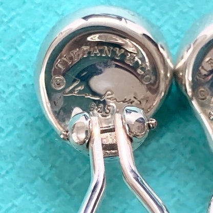 Excellent Tiffany & Co Sterling Silver 925 Nugget Earrings Elsa Peretti