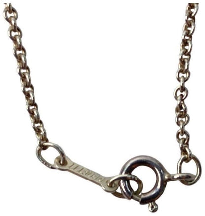 Tiffany & Co Double Loop Necklace SV925 Sterling Silver Interlocking Circles
