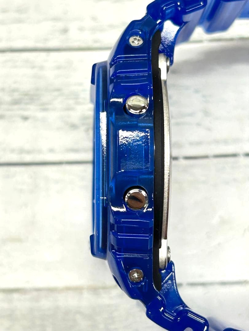 Casio G-SHOCK x KEBOZ DW-5600KEBOZ22-2JR Digital Watch Clear Blue Japan Mint