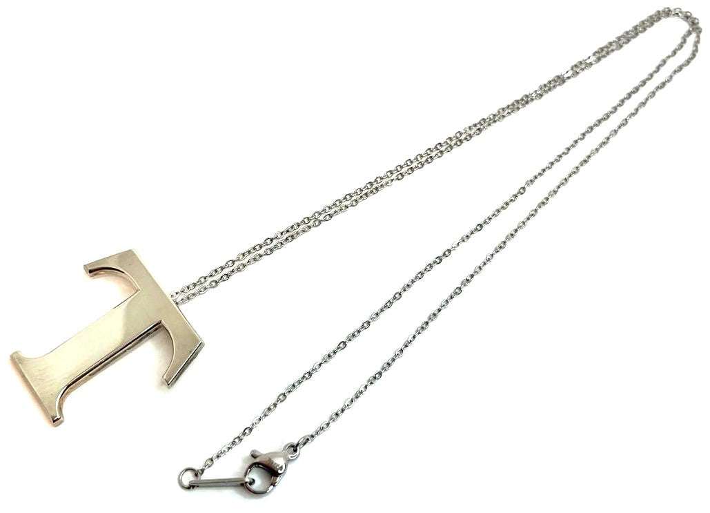 Tiffany & Co T Initial Letter Pendant Necklace Silver 925 Chain 20in Jewelry