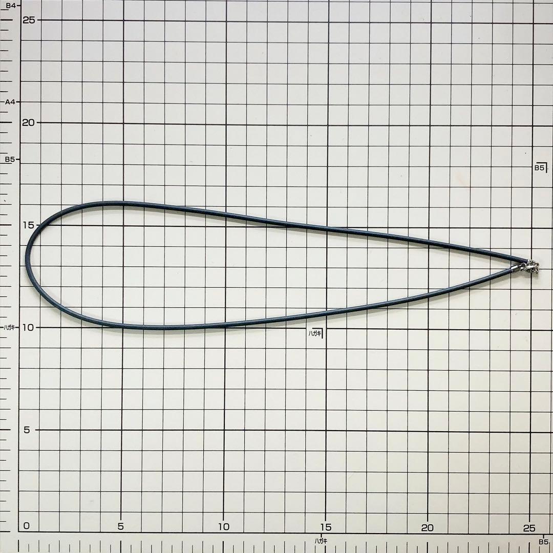 Tiffany & Co Rubber Sterling Silver 925 Necklace 54cm 21in 2.4mm 0.09in