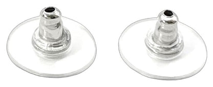 CHANEL 99A CC Logo Alphabet Silver Tone Stud Earrings Vintage Authentic