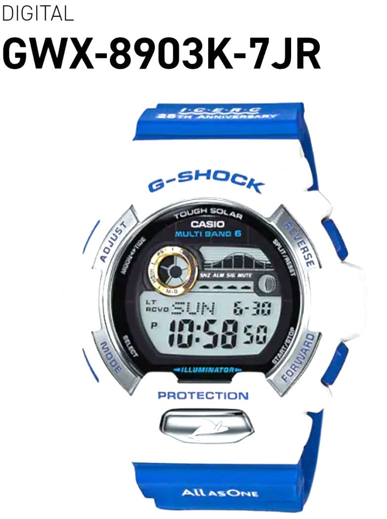 Casio G-SHOCK GWX-8903K-7JR ICERC 25th Anniv Whale Dolphin Edition Watch Used