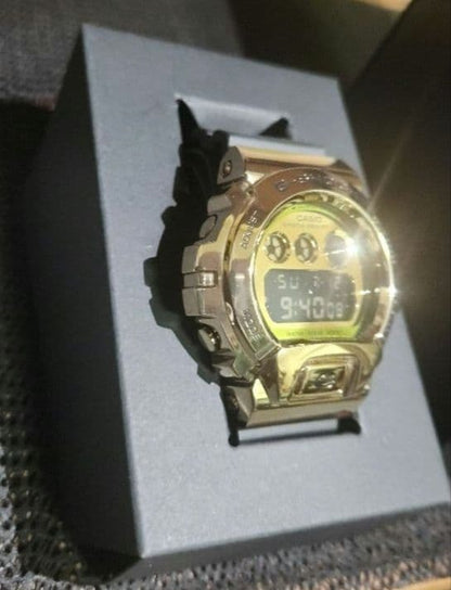 CASIO G-SHOCK GM-6900G Digital Watch Gold Case Metal Covered Mens Box Included