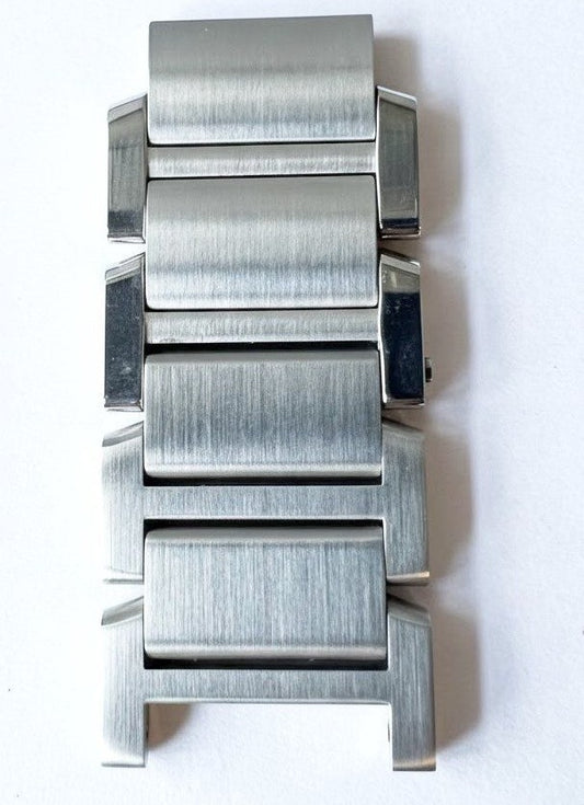 Cartier Tank Francaise Bracelet Links x4 Steel 17.6mm Band Spare Links Genuine