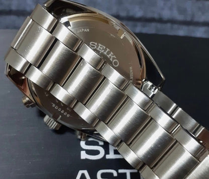 Seiko Astron SBXC053 5X53 GPS Solar Titanium Watch Silver Japan Auth Used Box