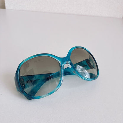 Arnette Y2K Oversized Sunglasses Clear Blue Gradation Lens Womens 4.9in Vintage
