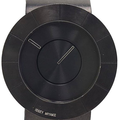 Issey Miyake TO VJ20-0010 Quartz Men Watch Black Dial SS Bracelet Working VTG