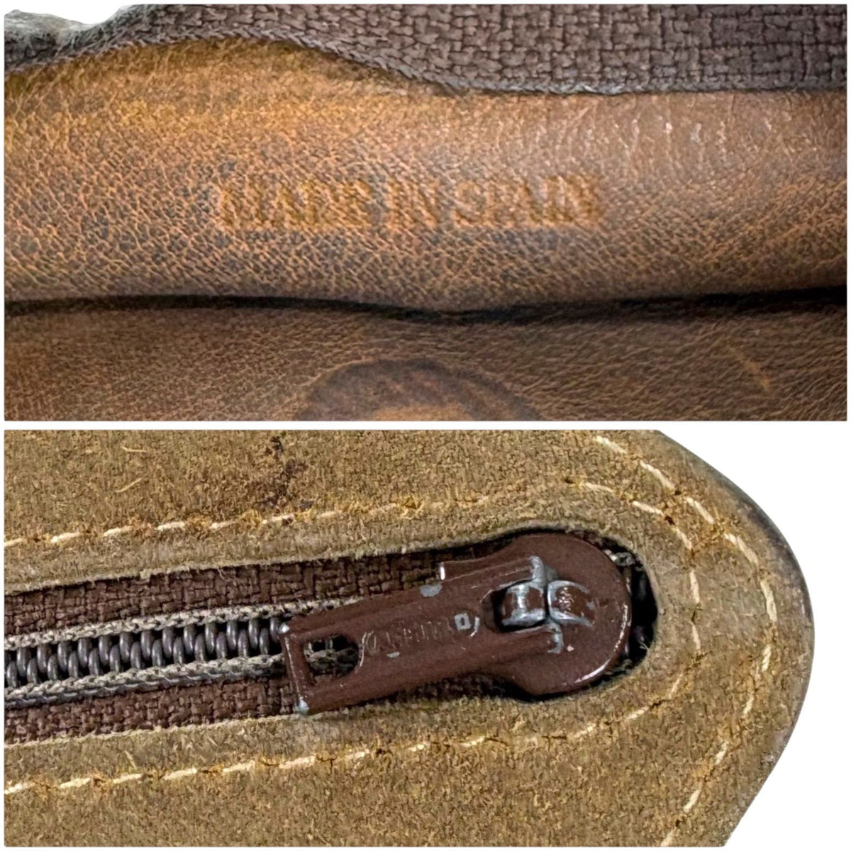 Loewe Anagram Brown Suede Leather Coin Case Coin Purse 10 x 9cm 3.9 x 3.5in