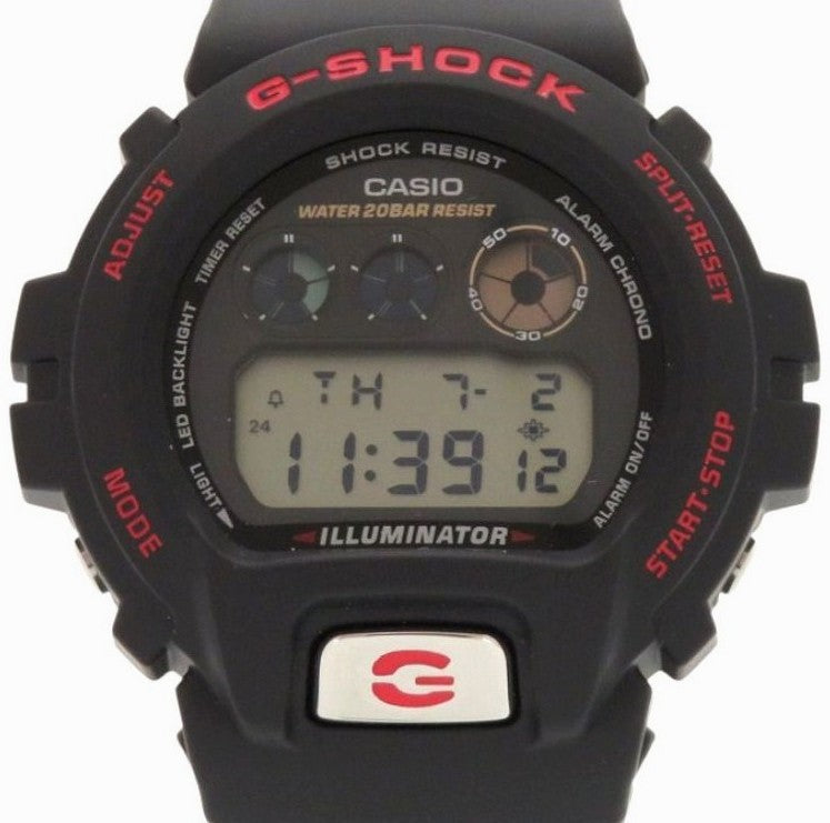 CASIO G-Shock DW-6900TR-1JR 30th Anniversary Digital Watch Black Resin Auth
