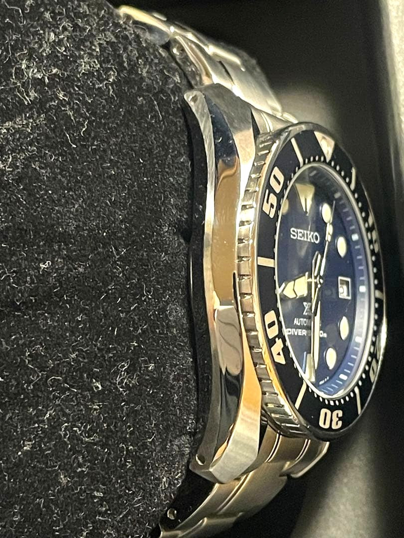 Seiko Prospex SBDC033 Sumo Diver Scuba Blue 200m Automatic Watch 44mm Japan Used