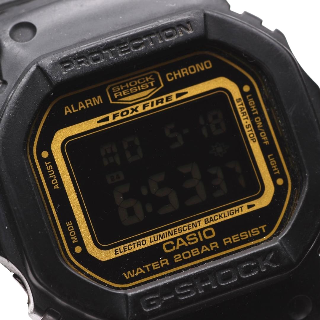 CASIO G-SHOCK DW-5600VT American Rag Cie Collab Digital Watch Black Gold 42mm