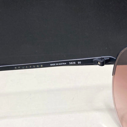 PORSCHE DESIGN by CARRERA 5628 Folding Sunglasses Black Teardrop Vintage Austria