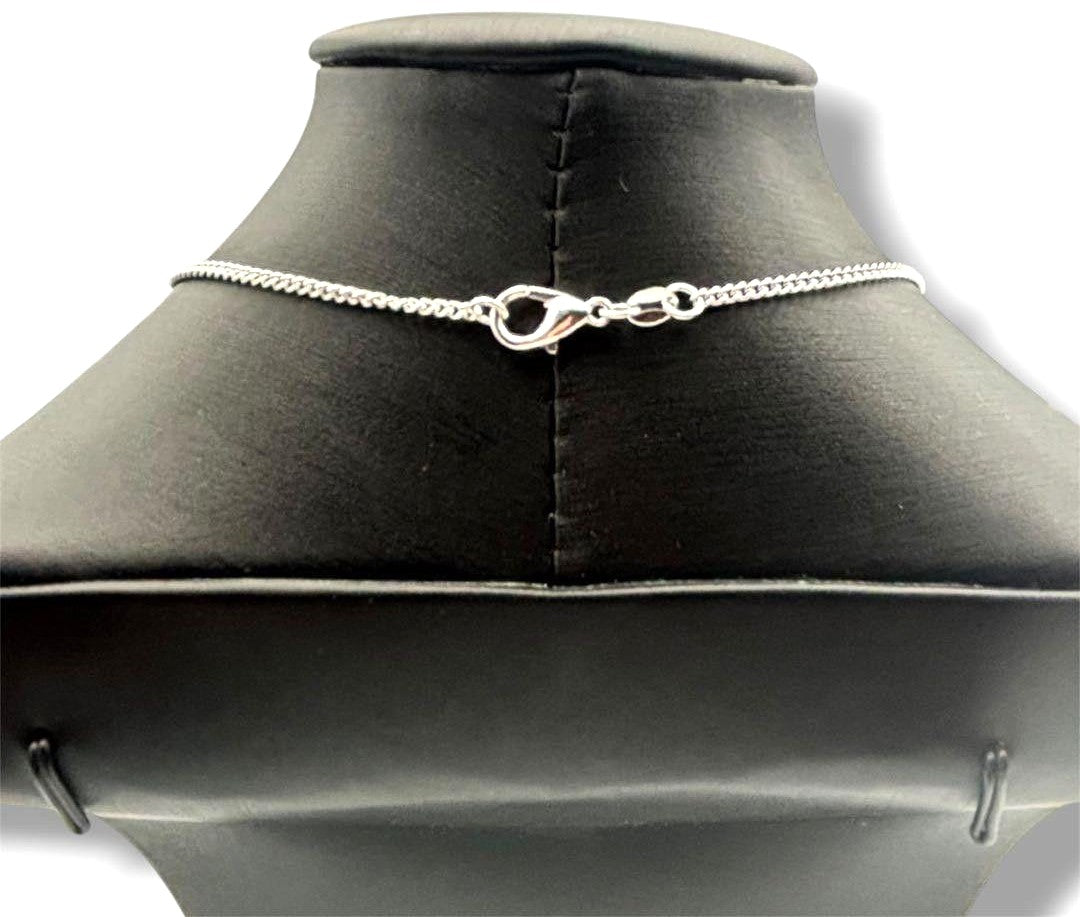 Tiffany & Co Eternal Circle Pendant Top Necklace 1.7cm x 1.7cm Silver 925 Used