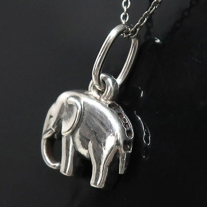 Georg Jensen Elephant Pendant Charm Sterling Silver 925 Denmark 0.67x0.47in.