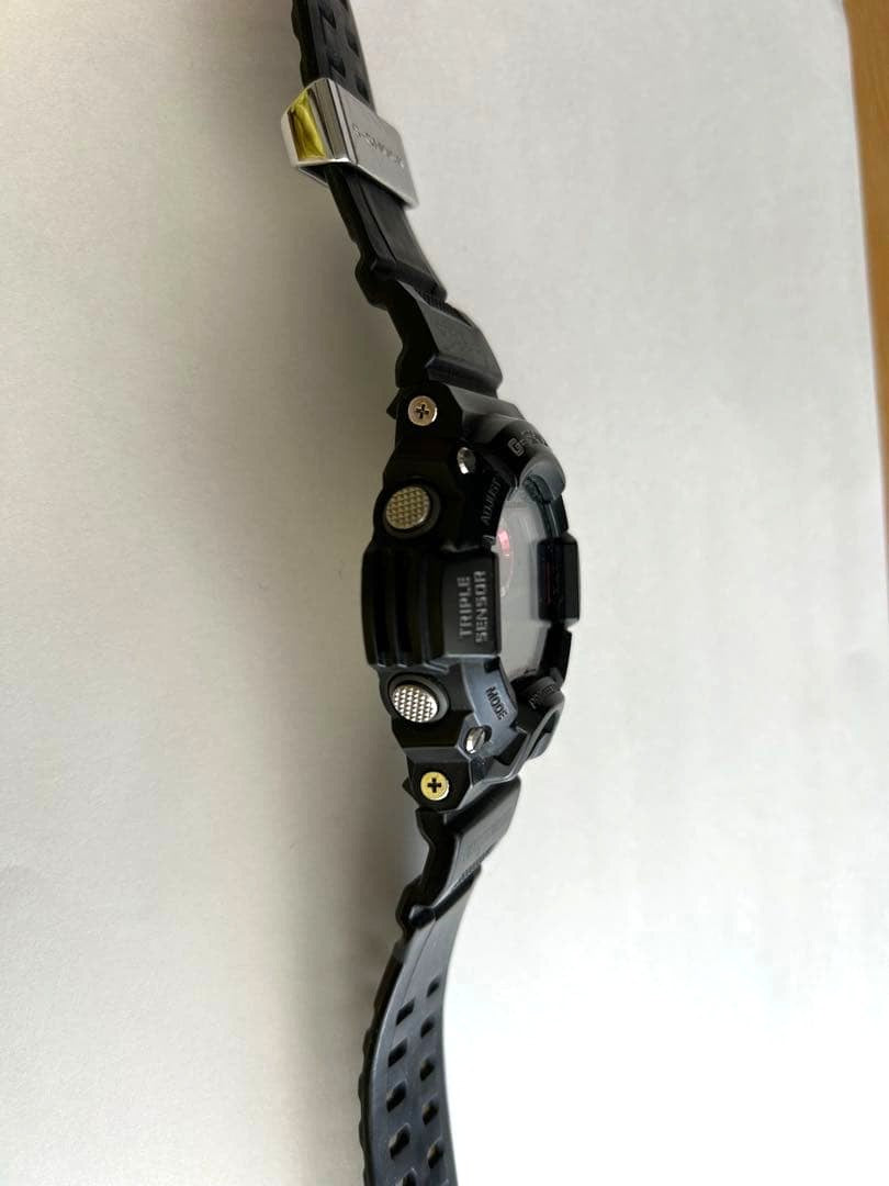 CASIO G-SHOCK Rangeman GW-9400J Solar Radio Watch Triple Sensor Black Used