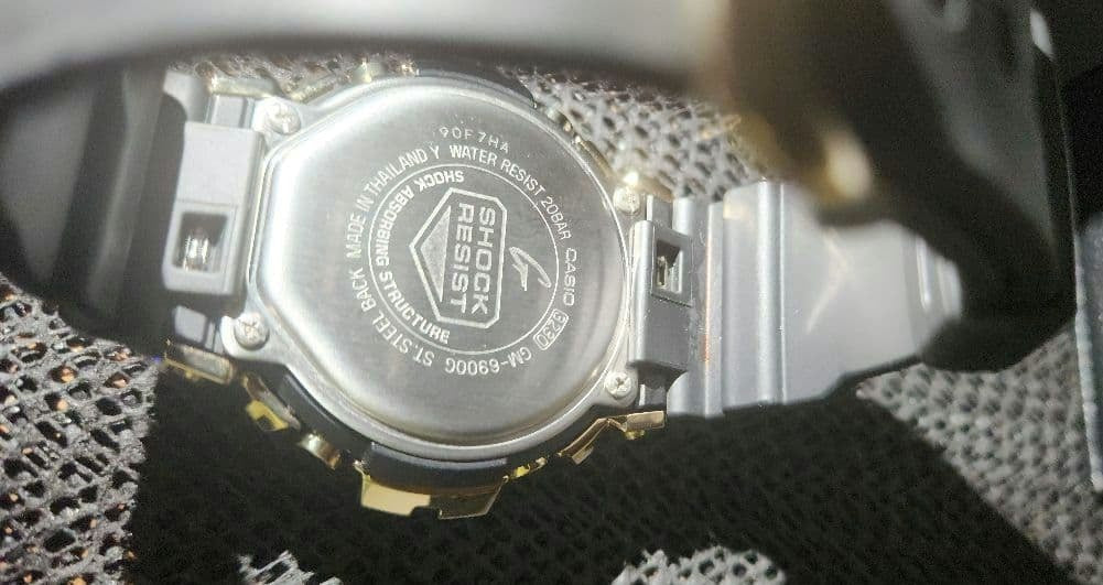 CASIO G-SHOCK GM-6900G Digital Watch Gold Case Metal Covered Mens Box Included