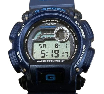 CASIO G-SHOCK DW-9600 Navy Digital Watch Thermometer 200M Diver Mens Box