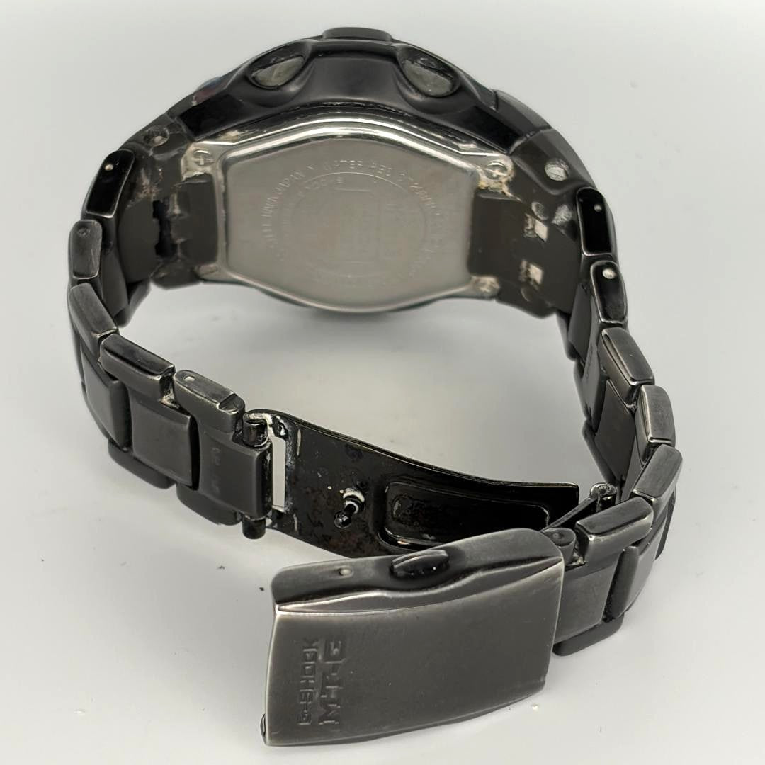 CASIO G-SHOCK MTG-910DJ The G Mens Watch Silver Black Wave Ceptor Solar 45mm