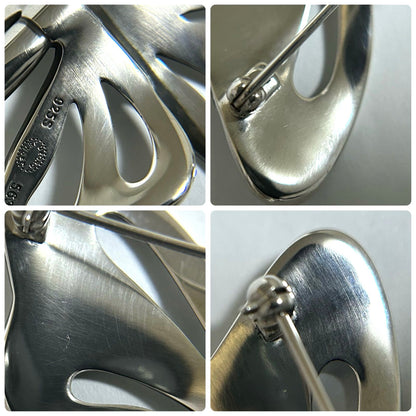 Georg Jensen Butterfly Brooch No.563 Sterling Silver 925 Pin Vintage Denmark