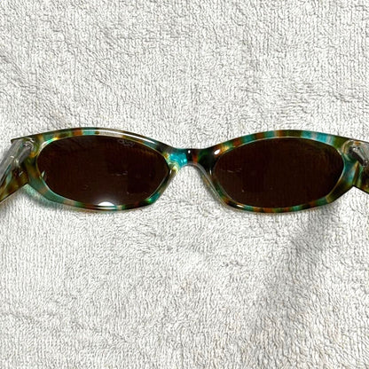 ARNETTE Mantis Vintage Sunglasses Green Camo Pattern Frame Case