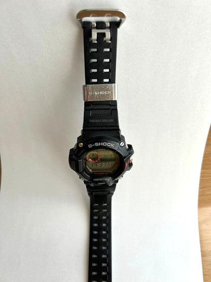 CASIO G-SHOCK Rangeman GW-9400J Solar Radio Watch Triple Sensor Black Used