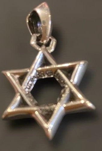Chrome Hearts CH Star of David Small Pendant Sterling Silver 925 Authentic Mint