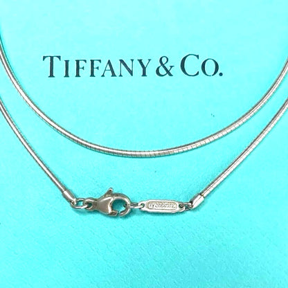 Tiffany & Co Sterling Silver 925 Omega Chain 40cm 15.7in