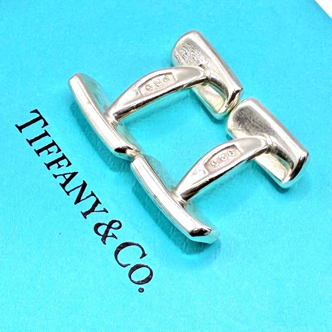 Tiffany & Co 1837 Cufflinks Sterling Silver 925 2.2cm(0.9") Used Excellent VTG